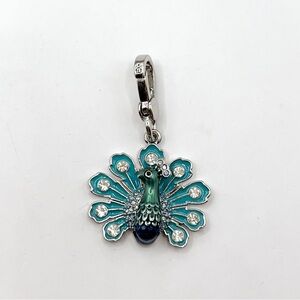 Juicy Couture silver peacock charm